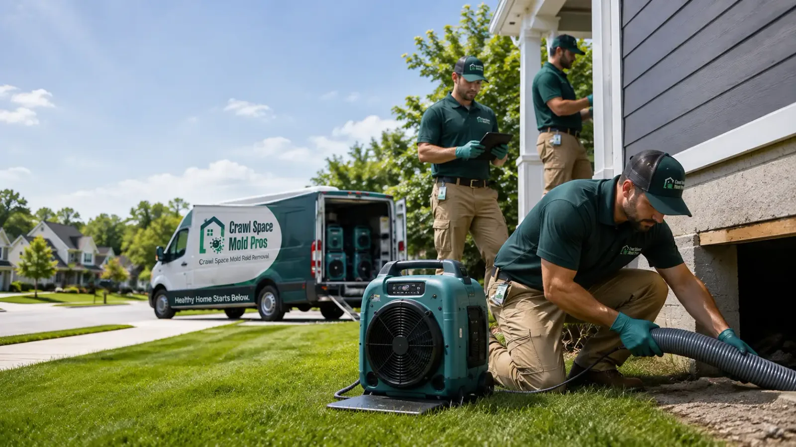 Crawl Space Mold Removal in Melrose, IA